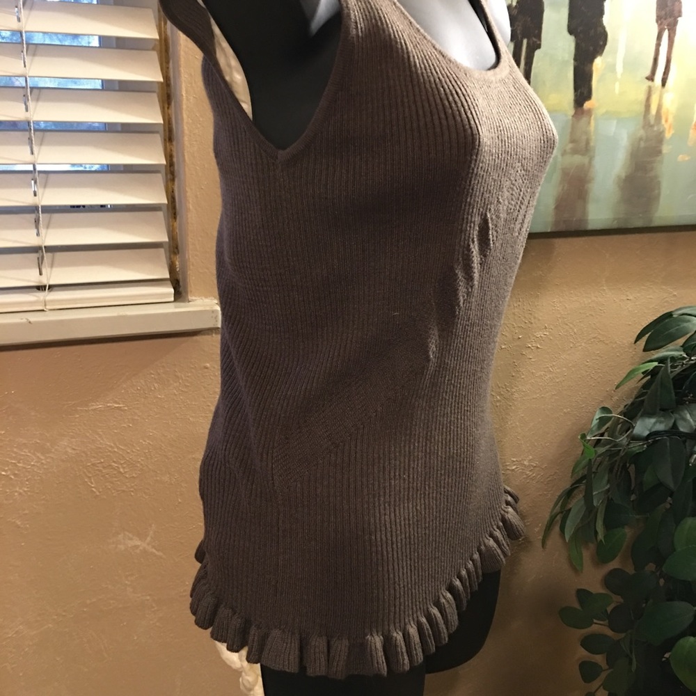 Vila brown knit sweater size large